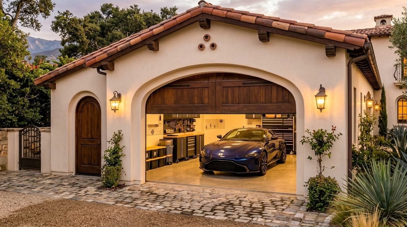 Aria Garage Door Repair Overhead Garage Door Gliding Open in Everett, MA
